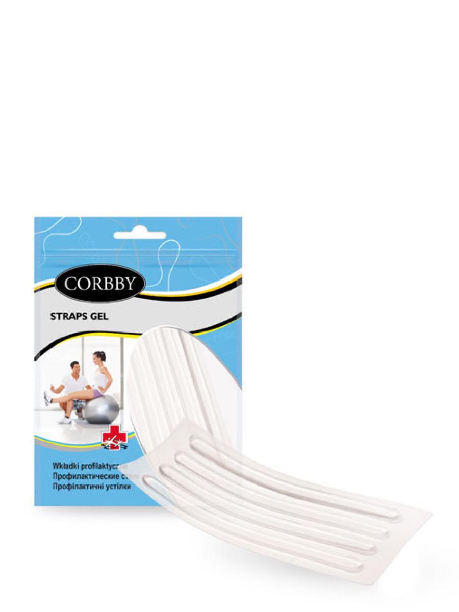 Corbby стельки гел. полоски straps gel