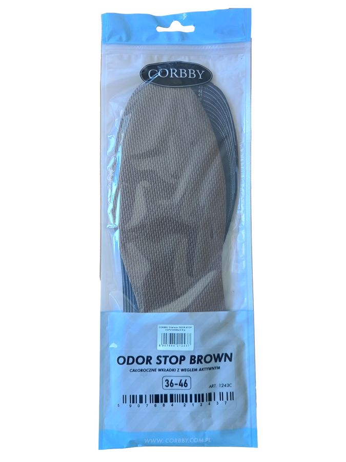 Corbby стельки стельки odor stop б/р кор