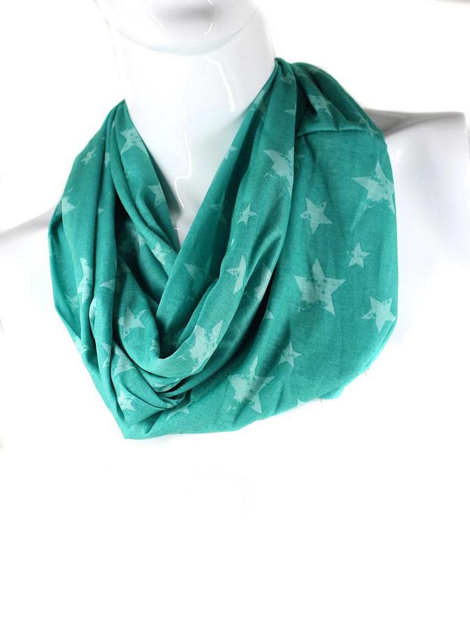 Elisabeth шарфы и палантины 367214/01-m зеленый звезд