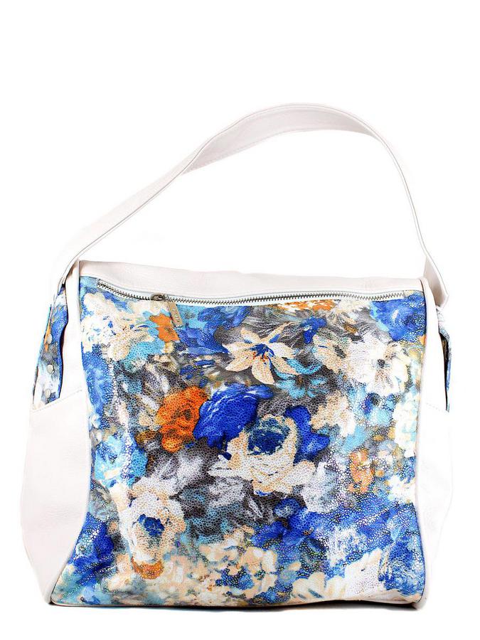 Gera сумки 1512 беж/синие цветы
