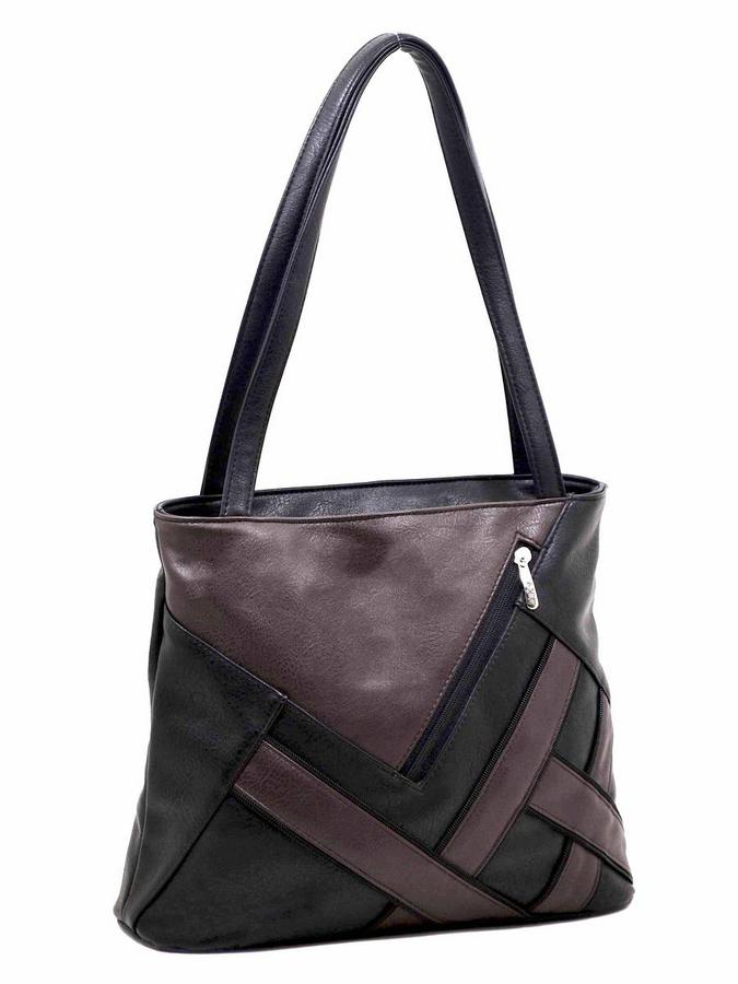 Miss Bag сумки бетти-м чёрный/коричневый