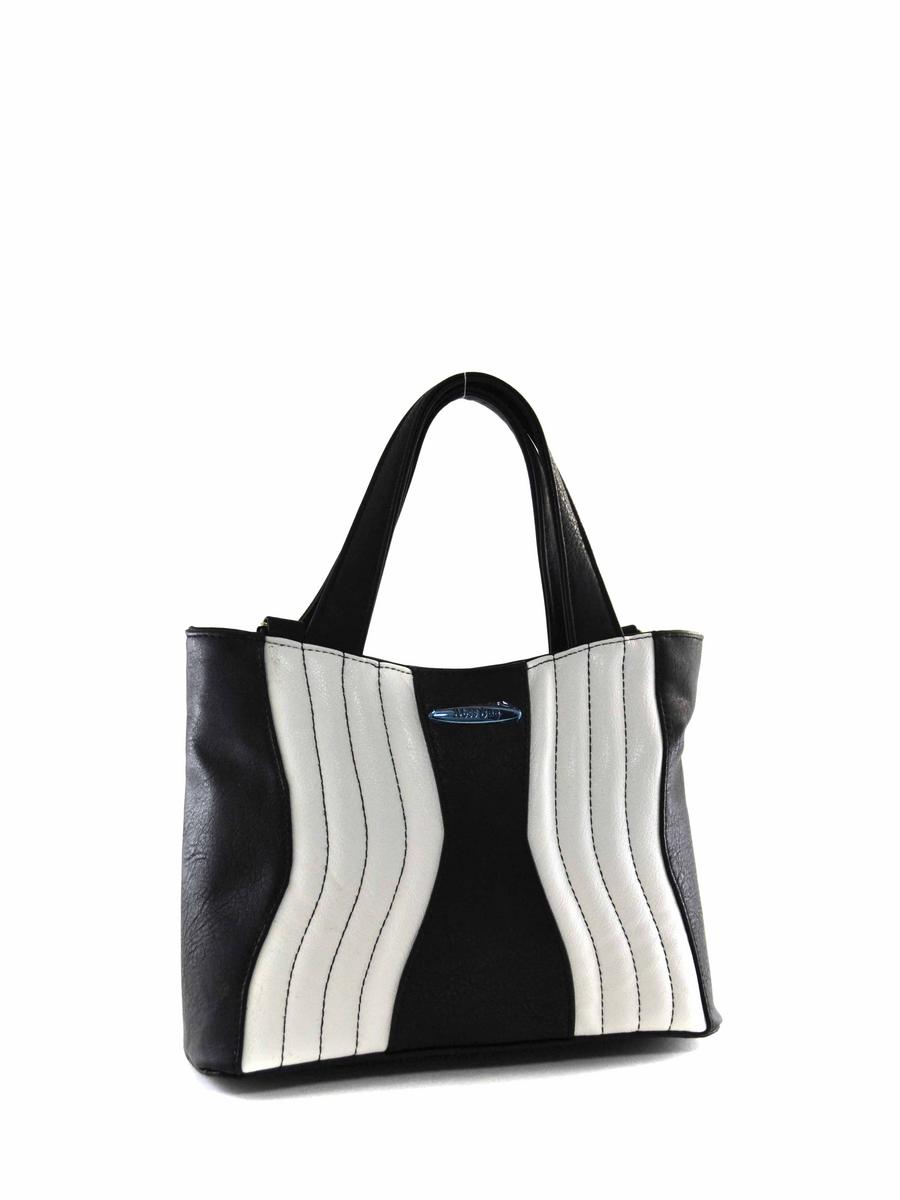 Miss Bag сумки лейси 2 чёрный/белый
