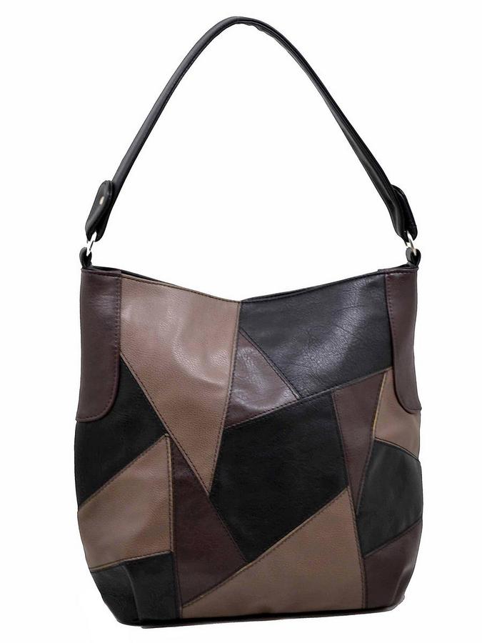 Miss Bag сумки элона чёрный/коричневый
