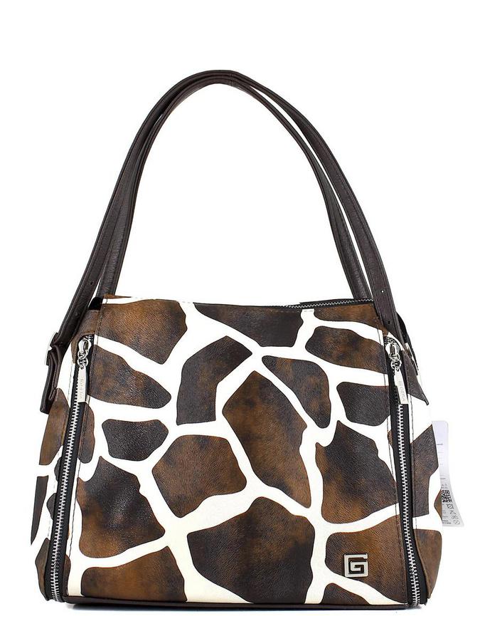 Gera сумки 1522 коричневый жираф