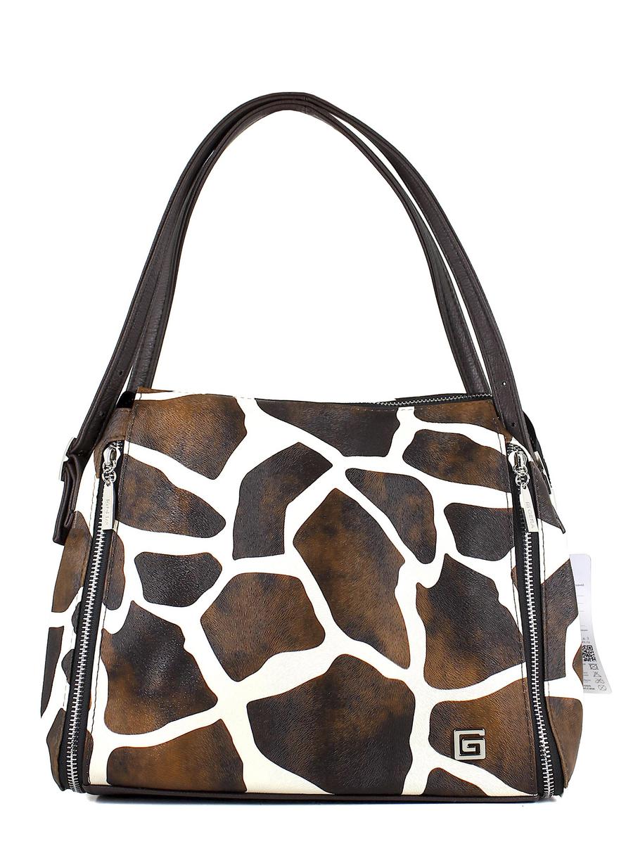 Gera сумки 1522 коричневый жираф