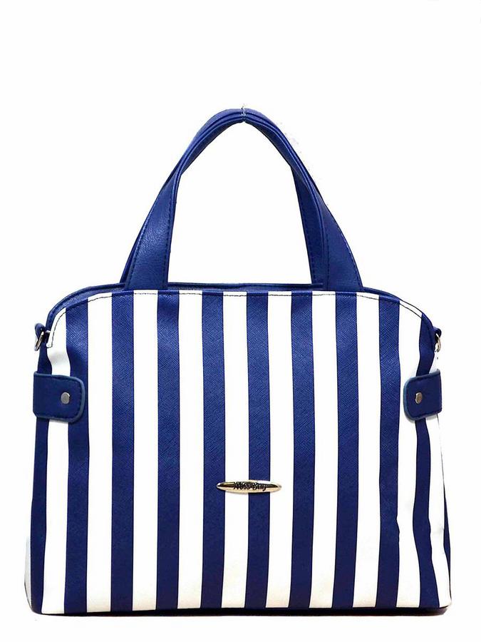 Miss Bag сумки леонида синий/полоса