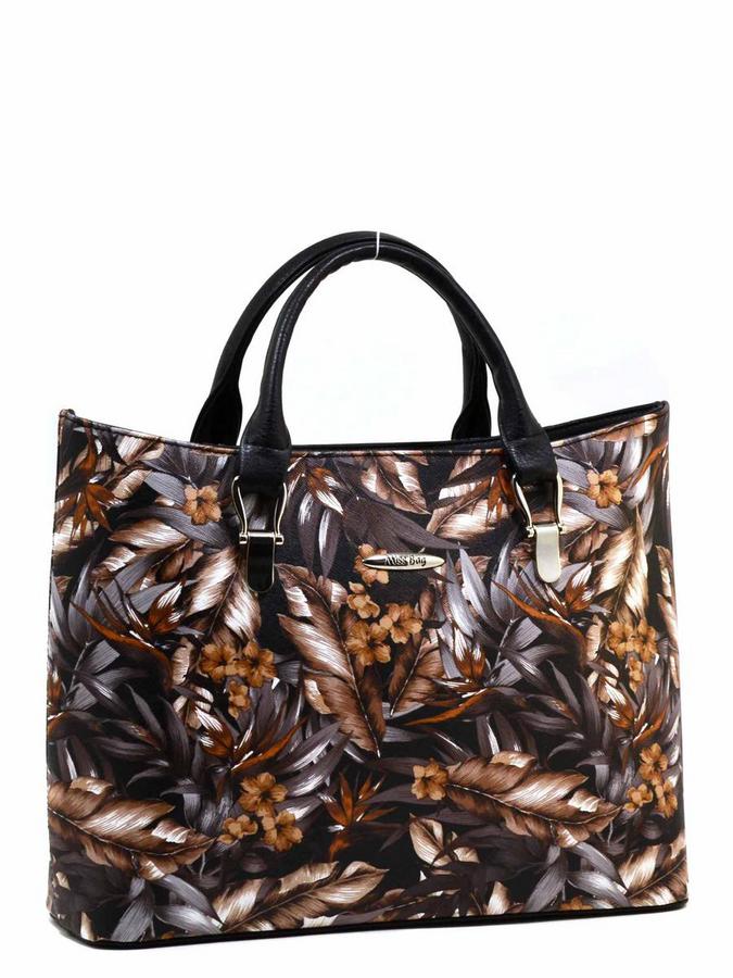 Miss Bag сумки сибилла серый/цветы