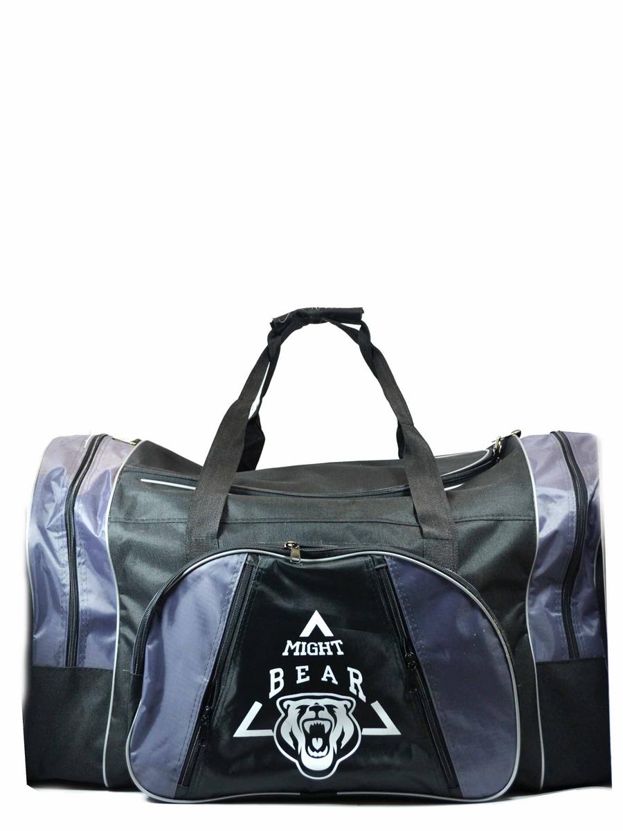 Miss Bag сумки дорожные д 64 черный/серый