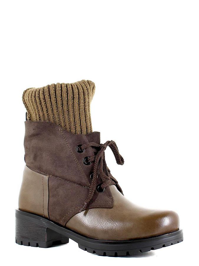 Makfly ботинки высокие 35-301-04d коричневый