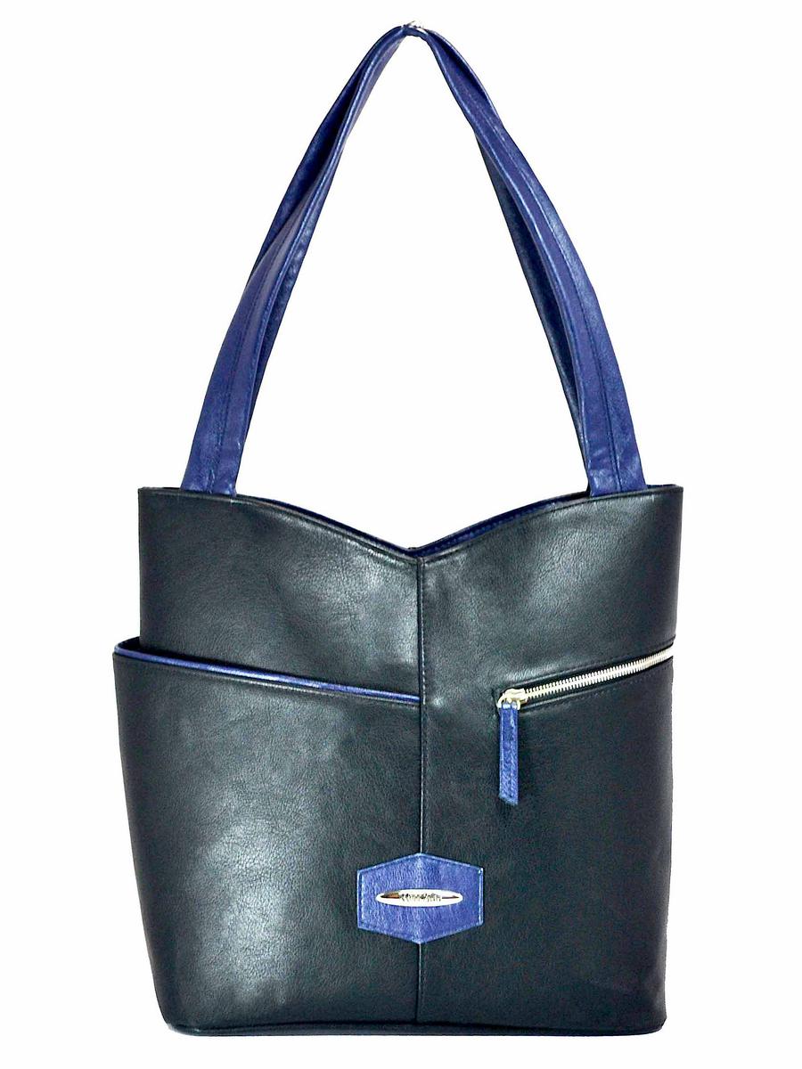 Miss Bag сумки монтеню чёрный/синий