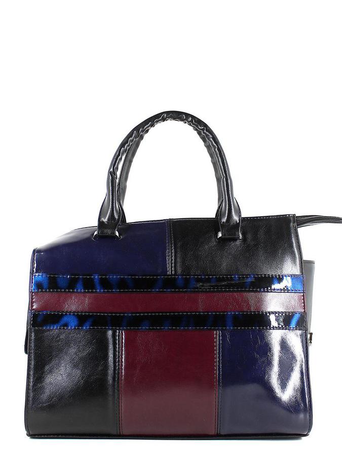 Gera сумки 1379 чёрно-сине-бордовый