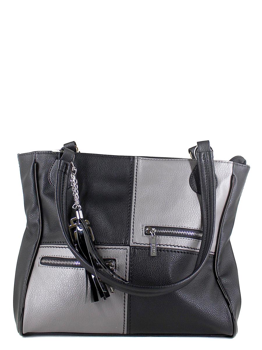 Gera сумки 1038/2 черный+серый