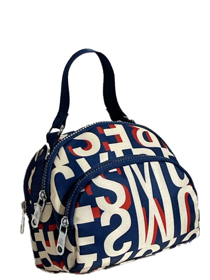 BoBo сумки 1052 сине-красный буквы