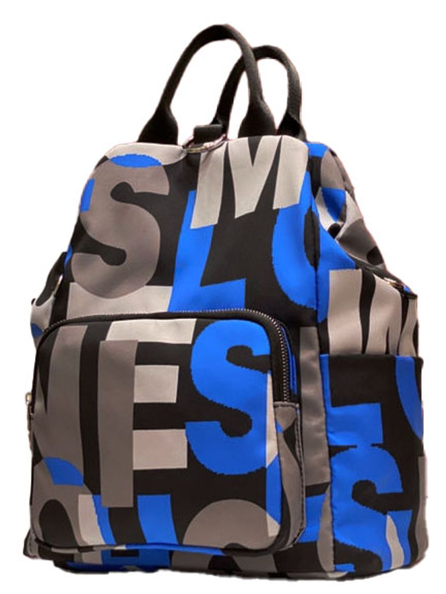 BoBo рюкзаки 66109-2 голубой буквы